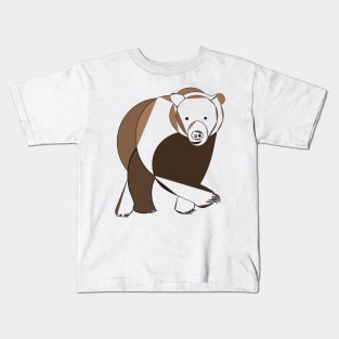 Mosaic bear Kids T-Shirt